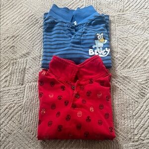 Toddler Boy’s Polo Short Sleeve Shirts (Lot of 2)